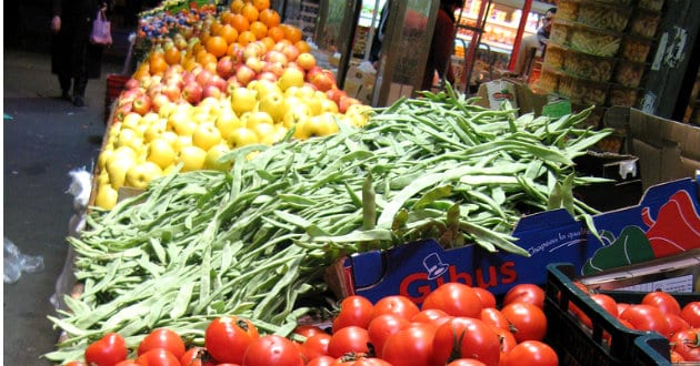 Fruits légumes Russie