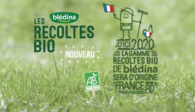 Baby food, Gamme Les Récoltes Bio de Blédina : objectif 80 %  d'ingrédients français