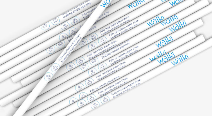 Walki s'associe à Dolea pour fabriquer des pailles en papier recyclables,  durables et imprimables - Agro Media