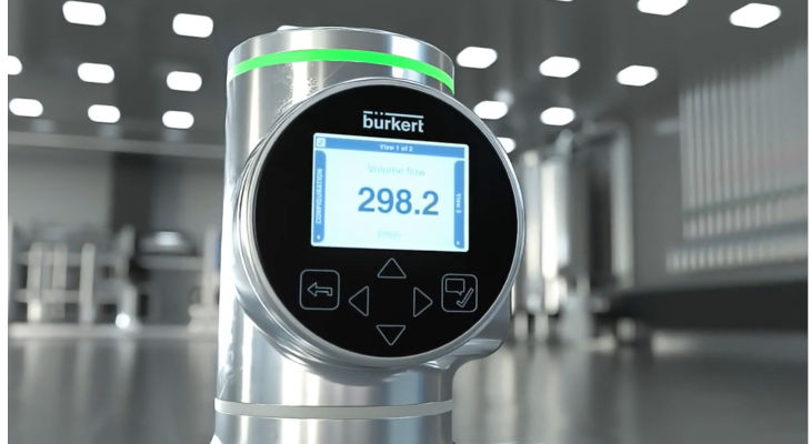 Pour une mesure de débit précise et hygiénique, Bürkert dévoile le débitmètre FLOWave Type 8098 