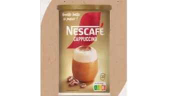 Pour sa gamme Cappuccino, Nescafé lance un emballage composé à 75 % de papier