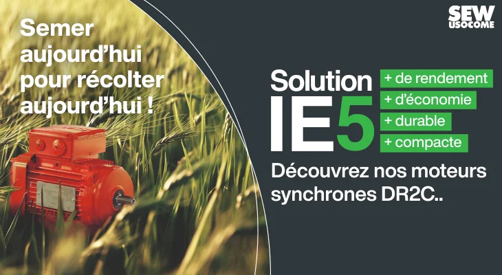 Efficacité énergétique : IE5, la solution complète et polyvalente pour tous les environnements industriels